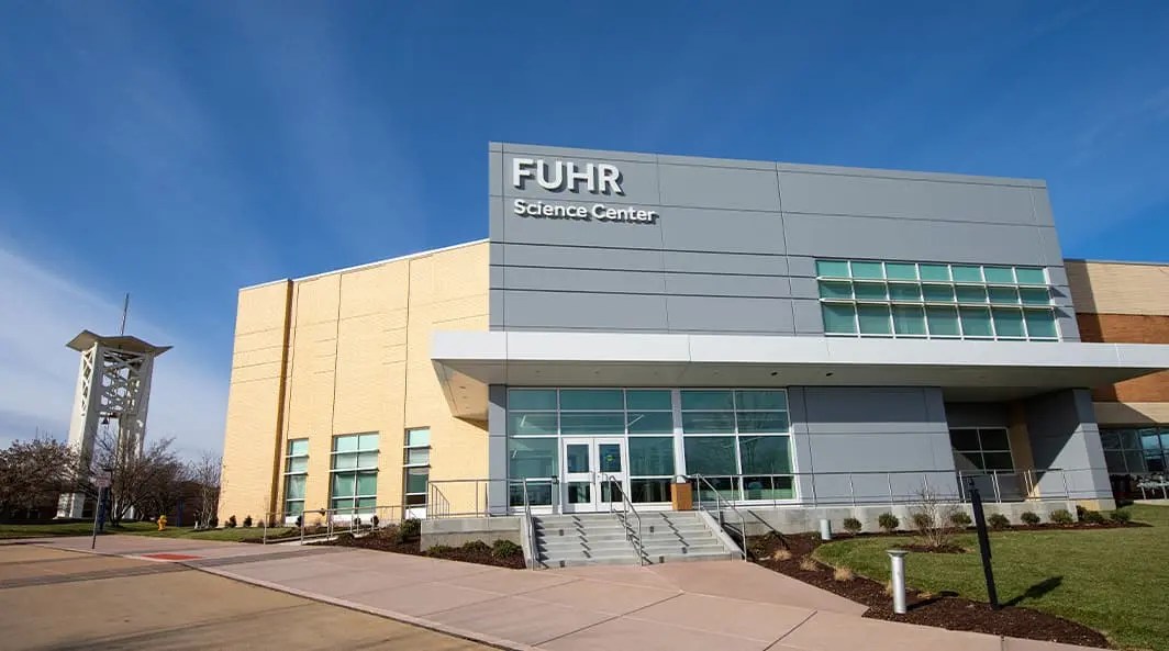 Exterior view of the Logan University Fuhr Science Center